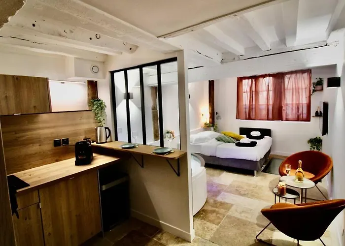 Apartment Le Beauvoisine - Jacuzzi Sauna Centre Free Parking *