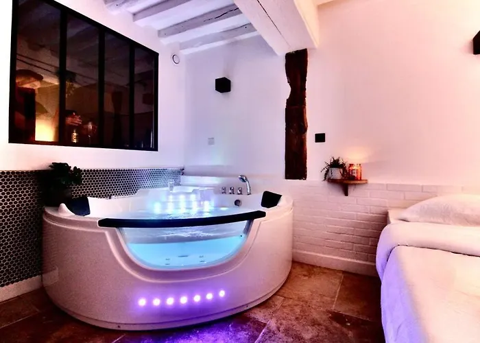 Lägenhet Le Beauvoisine - Jacuzzi Sauna Centre Free Parking *